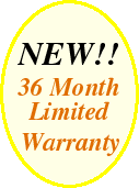 3 year/36 Month Limited Warranty