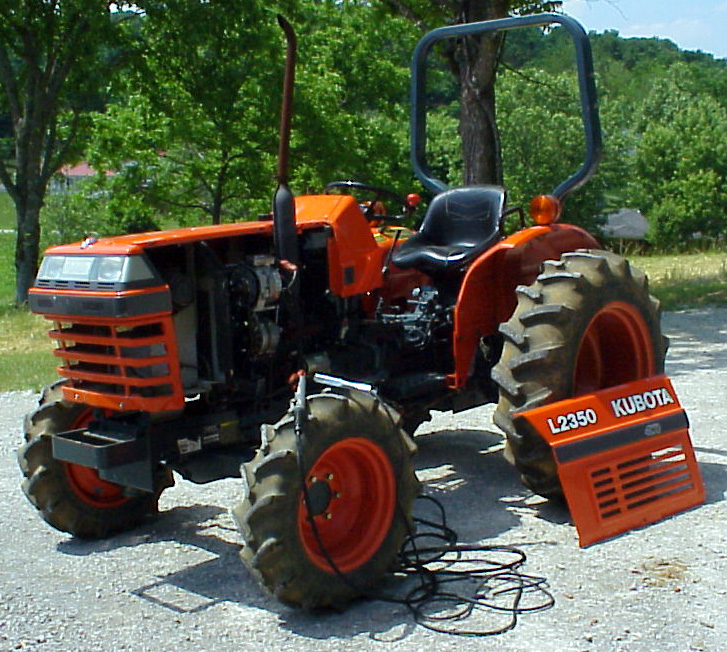 Kubota Tractor (front side view)